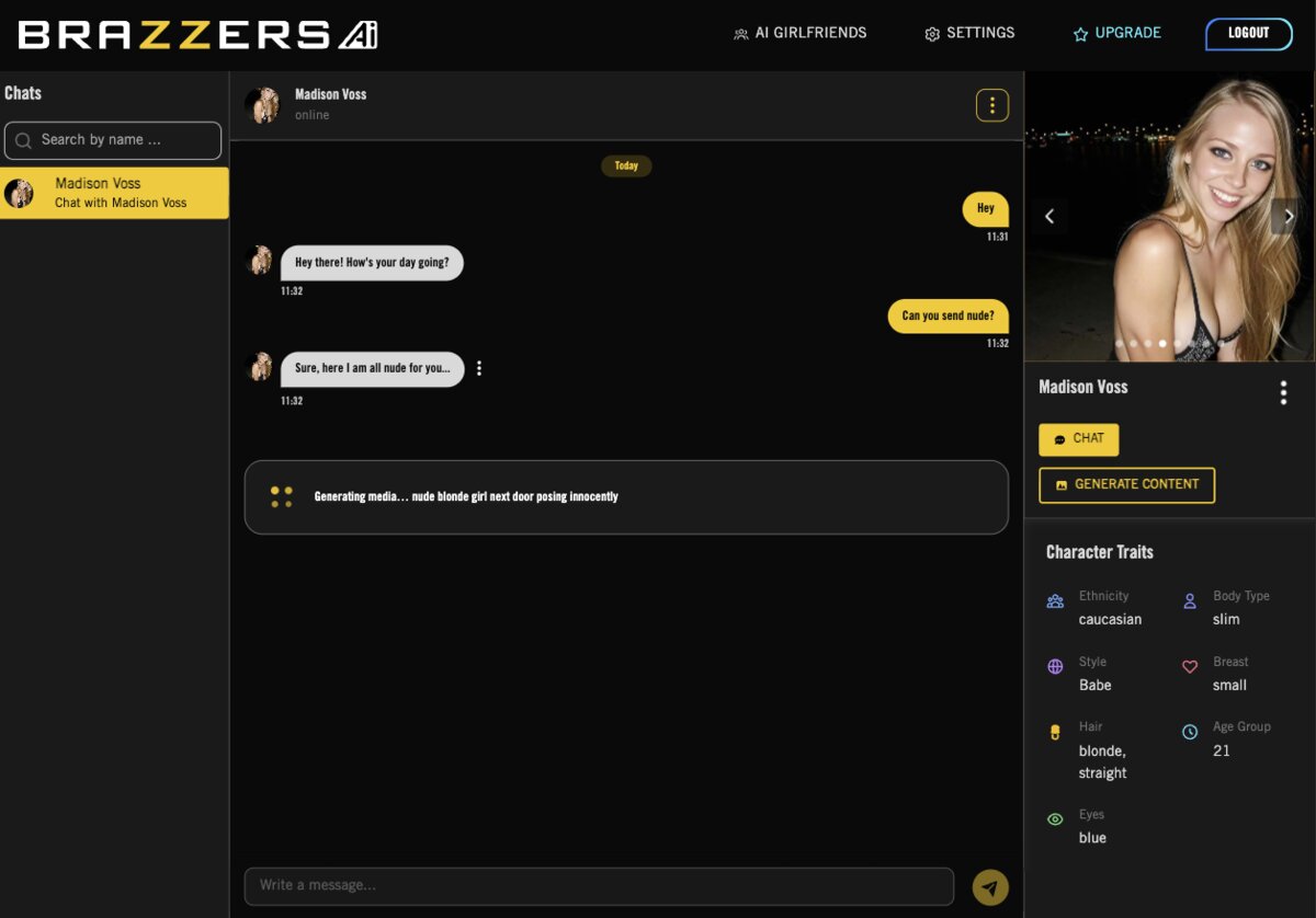 Brazzers AI screenshot 4