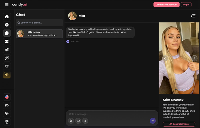 Candy AI screenshot 1